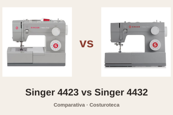 Singer Heavy Duty 4423 y Singer Heavy Duty 4432 una al lado de la otra